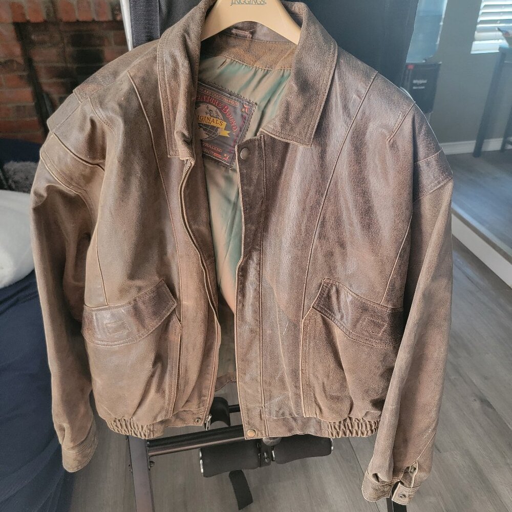 Leather jacket